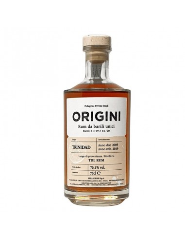 Rum origini cl70 trinidad 2005 70,1% tdl
