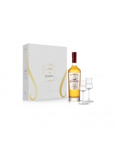 Bertagnolli grappino premium oro cl70 +2 bicchieri