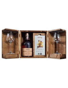 Francoli grappa cask finish bar cl50 bicchieri+cioccolato