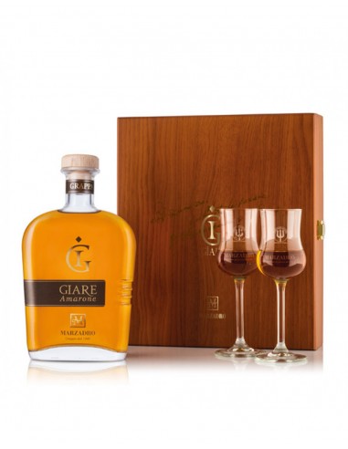 Marzadro giare cl70 chardonnay +2 bicchieri