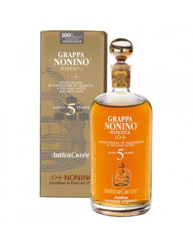 Grappa nonino cl70 antica cuvee 5y riserva