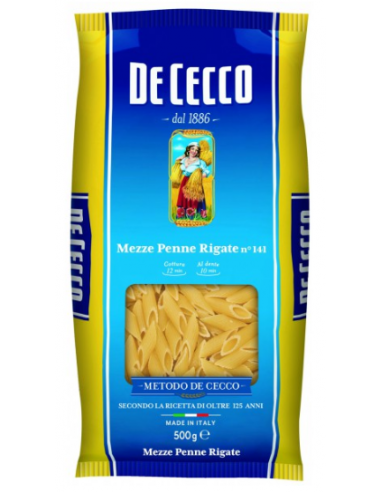De cecco pasta gr500 n141 mezze penne rigate