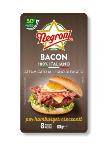 Negroni bacon gr80 fette affumicato