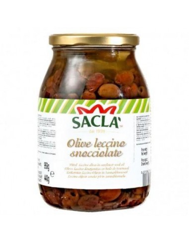 Sacla  olive 1062ml leccino snocciolate