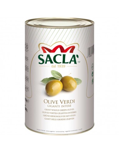 Sacla  olive 5kg verdi intere
