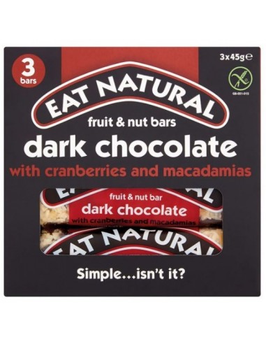 Eat natural 3x45gr darker chocolate