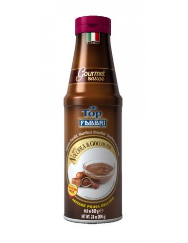 Fabbri topping gr800 nocciola e cioccolato