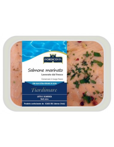 Fiordicosta salmone gr170 marinato olio s.girasole