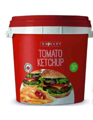 Top food ketchup kg5 secchio