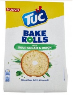 Tuc bake rolls gr150 sour cream & onion