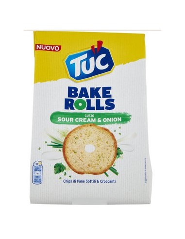 Tuc bake rolls gr150 sour cream & onion