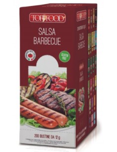 Top food disp.pz100x12gr salsa barbecue