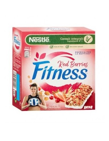 Fitness barrette x24 red berries gr23,5