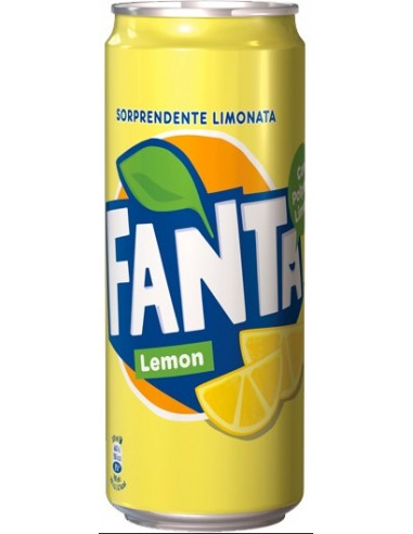 Fanta lemon zero cl33x24 lattina