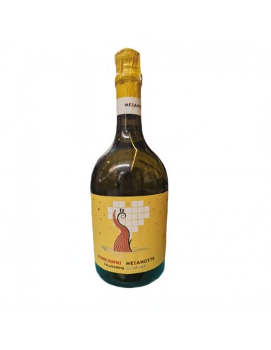 Mezanotte vino spumantecl75 extra dry falanghina