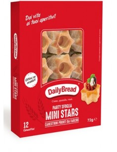 Daily bread gr72 mini stars canestrini pasta sfoglia