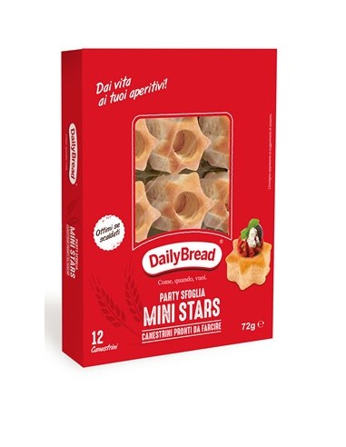 Daily bread gr72 mini stars pasta sfoglia