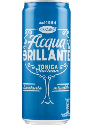 Acqua brillante recoaro cl33x24 tonic lattina