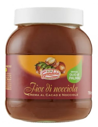 Gandola vaso crema gr750 cacao