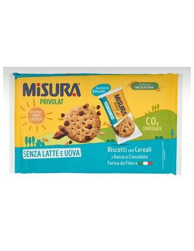 Misura biscotti gr280 privolat cereali e gocce