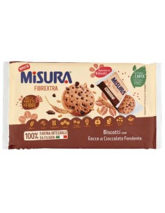 Misura biscotti gr280 fibraextra gocce ciocc.