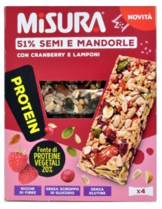 Misura barrette gr120 protein frutti rossi