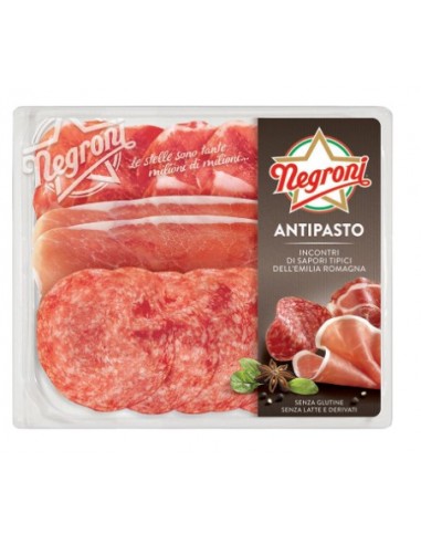 Negroni antipasto gr120 crud+cotto+milano