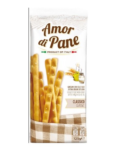 Amor di pane grissini gr125 classico