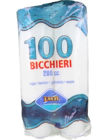 IMB BICCHIERE ACQUA CC200 X100PZ BIANCO