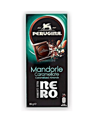 Perugina nero tav.gr85 mandorle caramellate