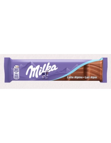 Milka barretta gr45 latte alpino