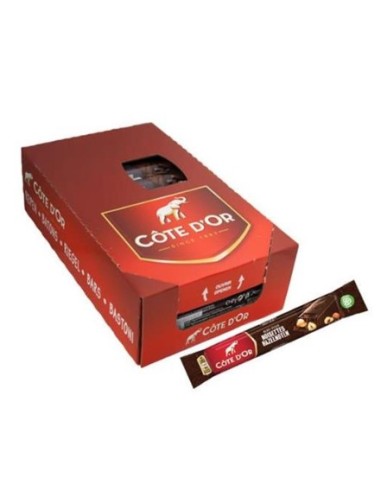 Cote d or barrette gr45x24 fondente alla nocciola