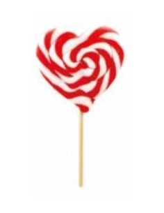 Rossini s esp.24pz lecca gr40 cuore bianco/rosso