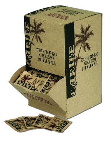 Caribe zucchero box150pz canna bustine