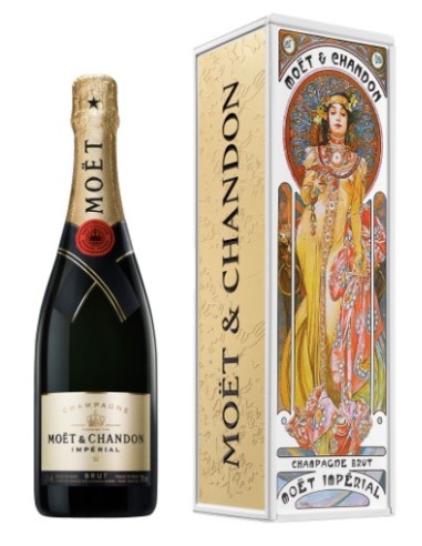 Moet&chandon cl75 metal box l.e.