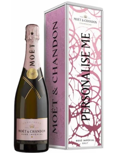 Moet&chandon cl75 metal box rose 