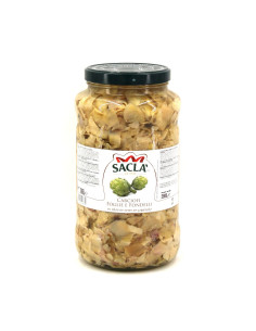 Sacla  foglie carciofo 3kg olio semi