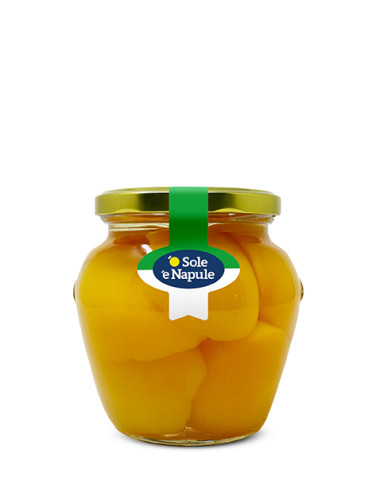 O sole e napule pesche gr560 sciroppate vaso
