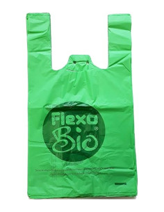Shopper rotolo bio verde 22+14x45 kg.1