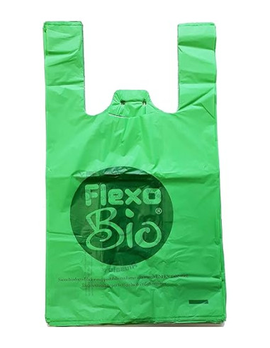 Shopper rotolo bio verde 22+14x45 kg.1