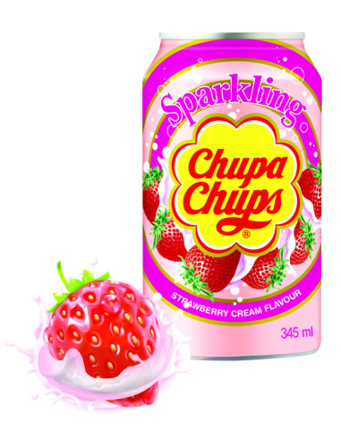 Chupa chups drink ml345 crema fragola