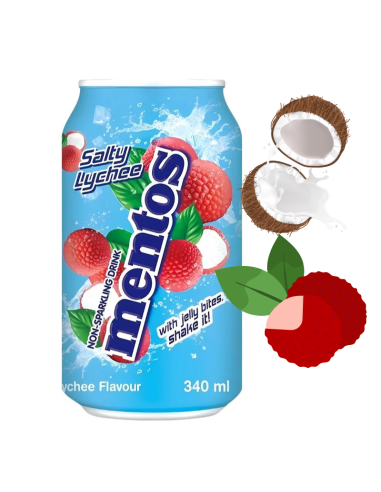 Mentos drink ml340 salty lychee