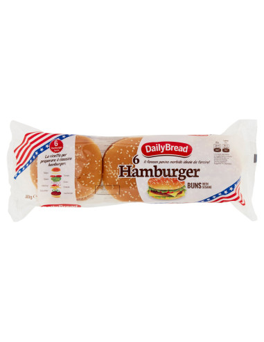 Palm panino hamburger x6pz tipo o