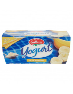 Galbani yogurt x2pz banana