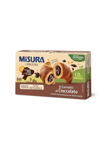Misura cornetti gr308 fibraextra cioccolato