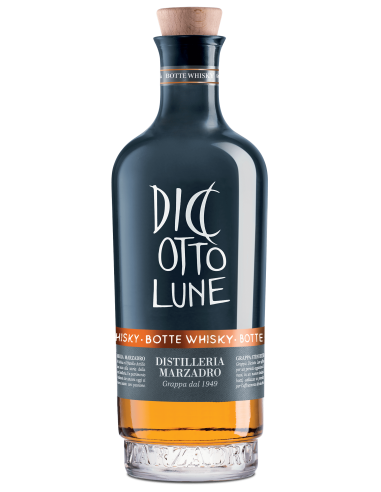 Marzadro grappa cl70 18 lune botte whisky