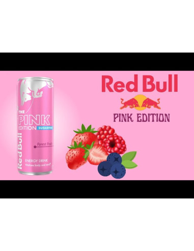 Red bull cl25x24 pink edition frutti di bosco