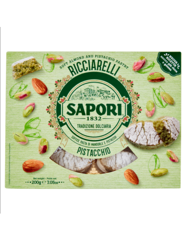 Sapori ricciarelli gr200 pistacchio