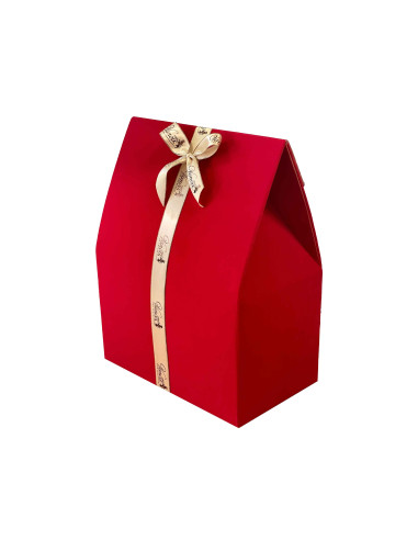 Vanoir cuspide gran rouge in velluto rosso