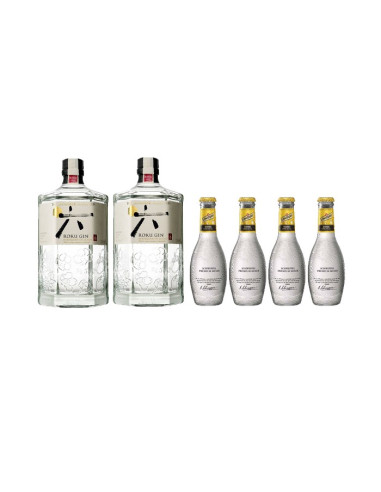 Gin cl70 roku conf.2bt + 4bt schweppes tonica